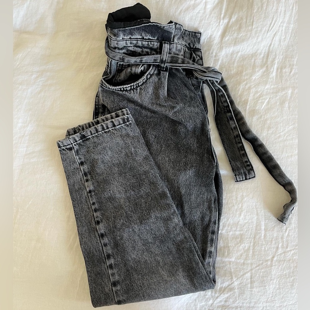 Free people paper bag jeans